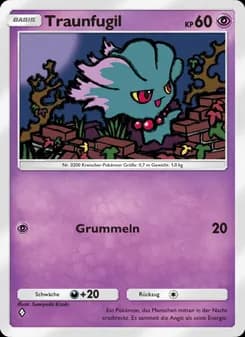 Traunfugil card in German