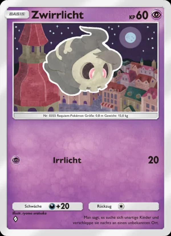 Zwirrlicht card in German