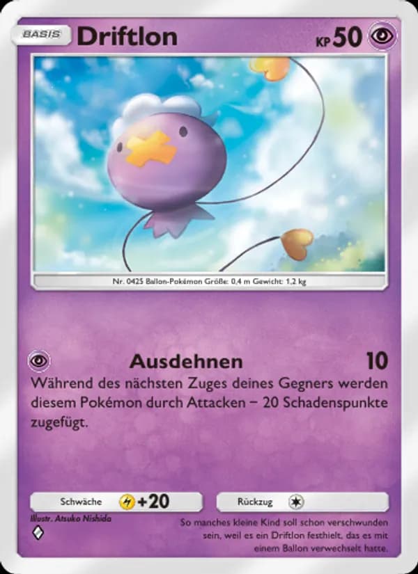 Driftlon card in German