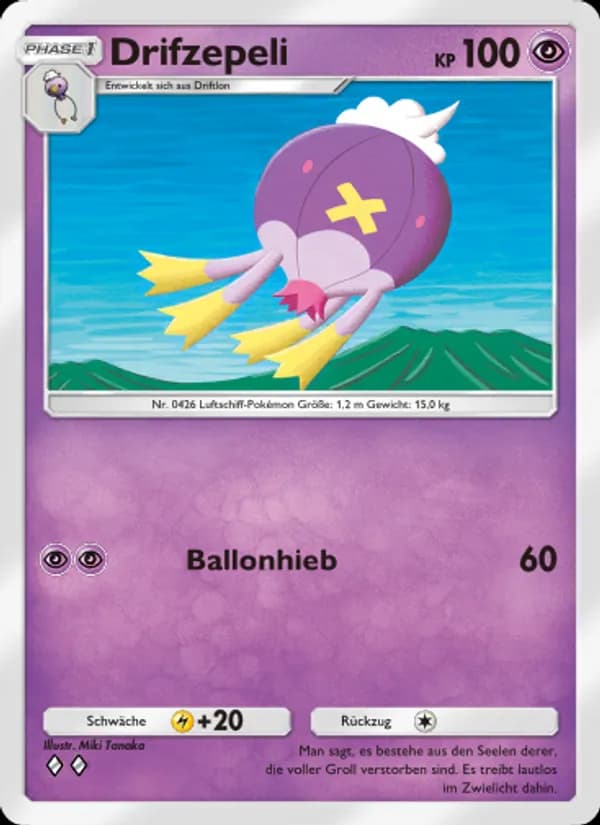 Drifzepeli card in German