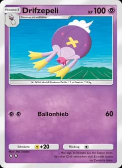 Drifzepeli card in German