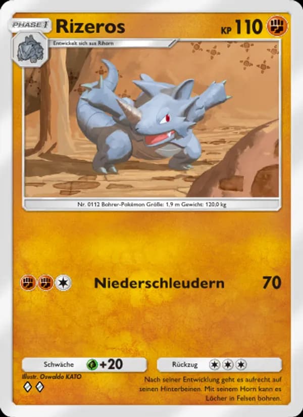 Rizeros card in German