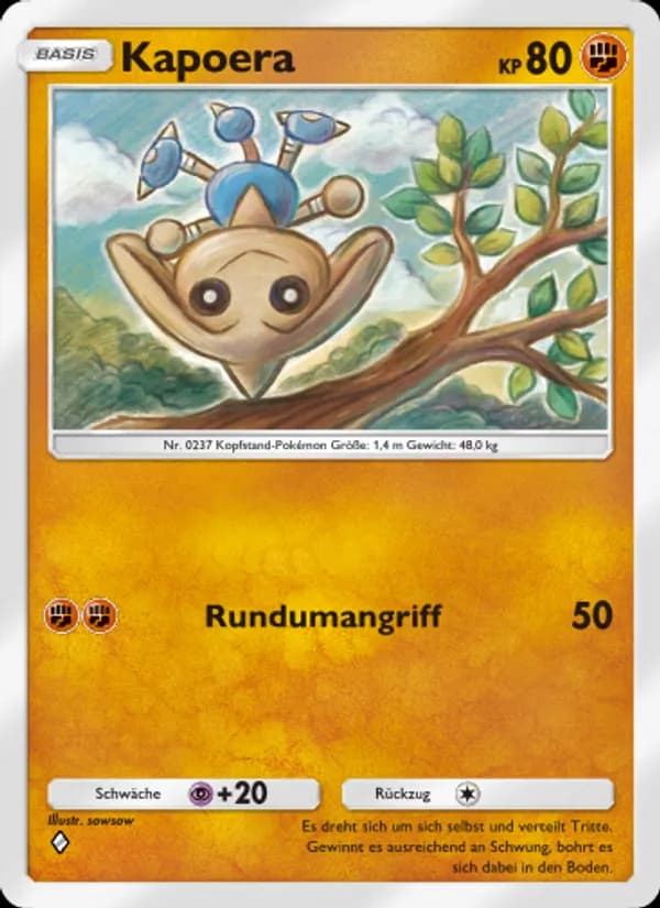 Kapoera card in German