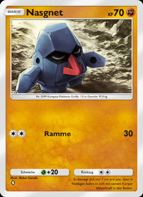 Nasgnet card in German