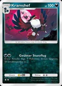 Kramshef card in German