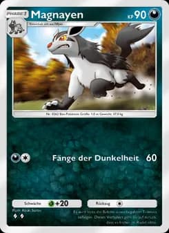 Magnayen card in German