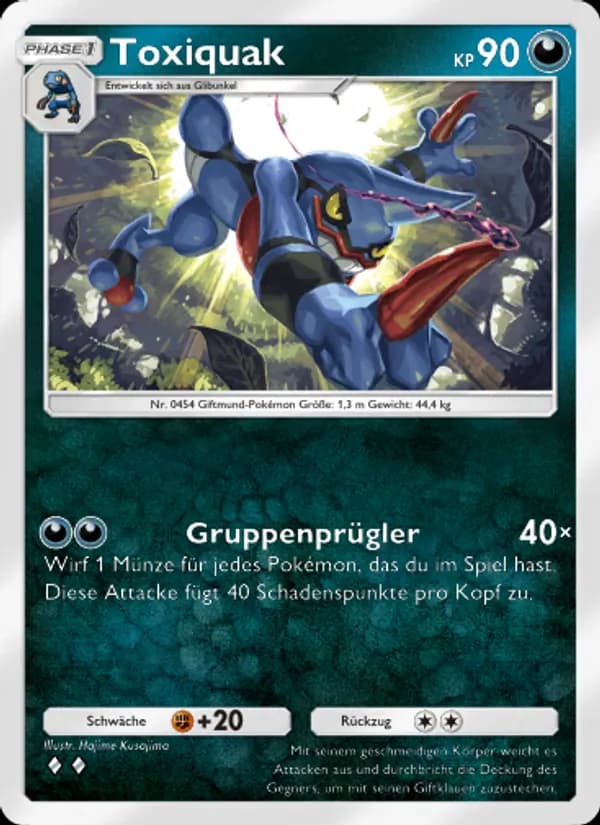 Toxiquak card in German
