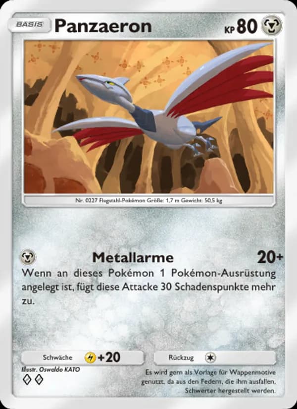 Panzaeron card in German