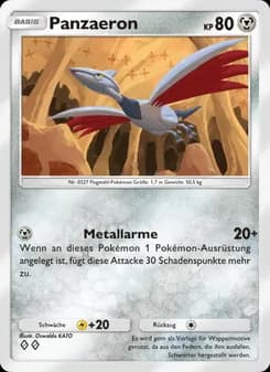 Panzaeron card in German