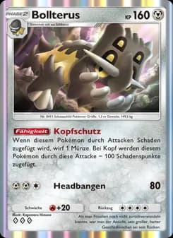 Bollterus card in German