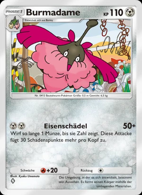 Burmadame card in German