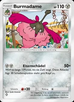 Burmadame card in German