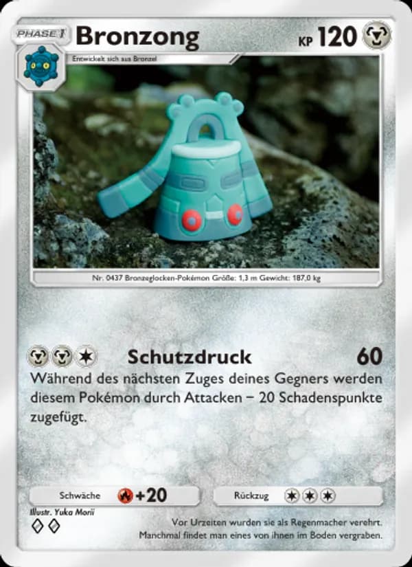 Bronzong card in German