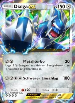 Dialga-ex card in German