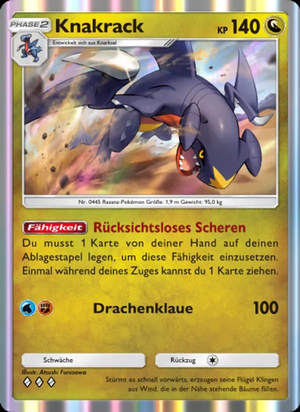 Knakrack card in German
