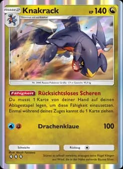 Knakrack card in German