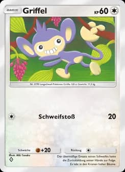 Griffel card in German