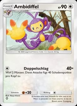 Ambidiffel card in German