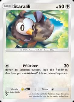 Staralili card in German