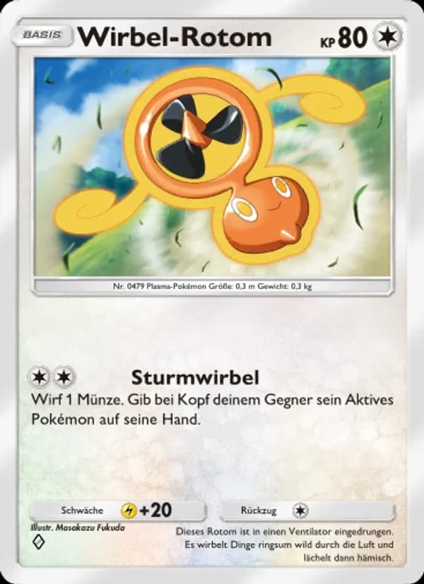 Wirbel-Rotom card in German
