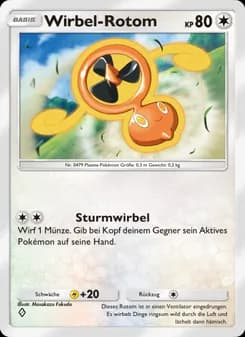 Wirbel-Rotom card in German
