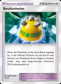 Beulenhelm card in German