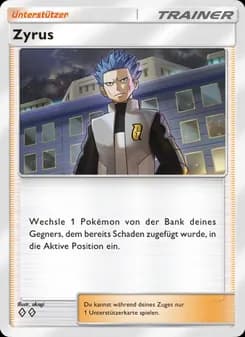 Zyrus card in German