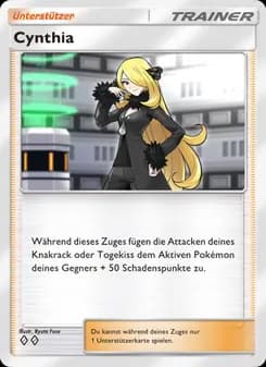 Cynthia card in German