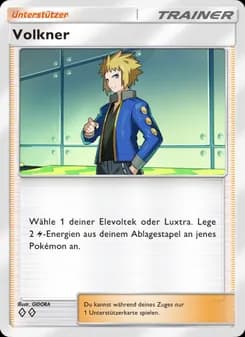 Volkner card in German