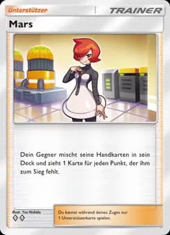 Mars card in German