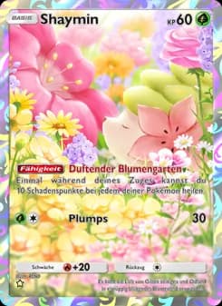 Shaymin card in German