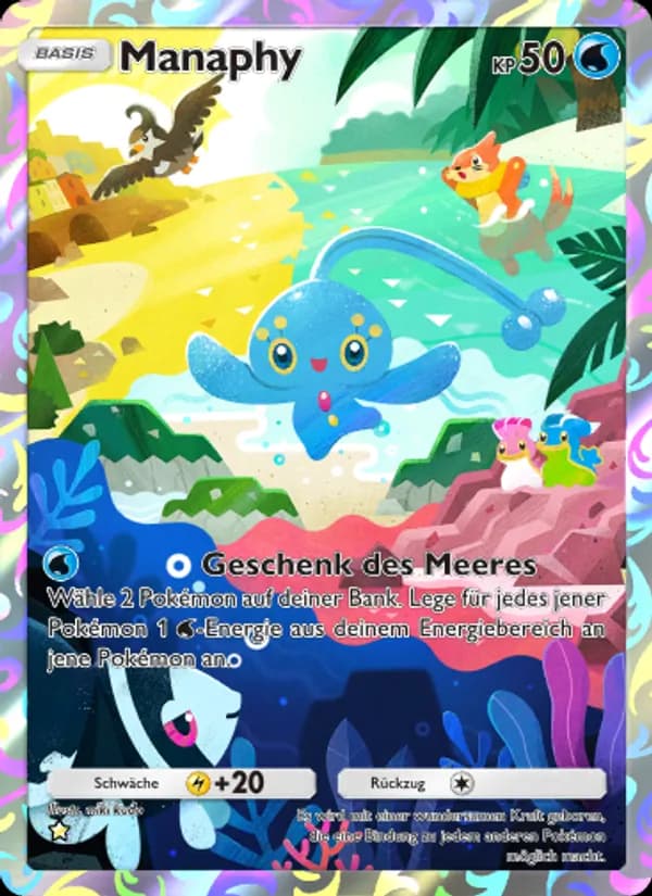 Manaphy card in German