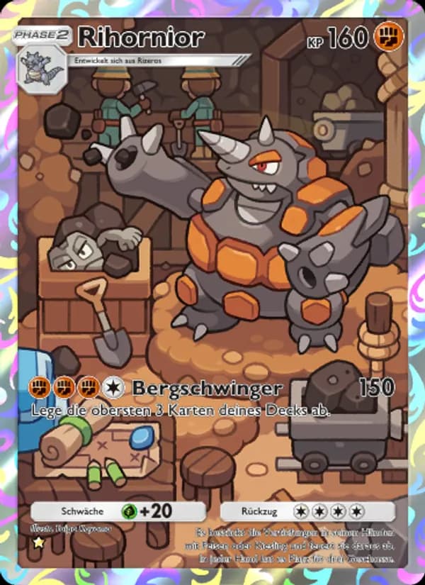 Rihornior card in German
