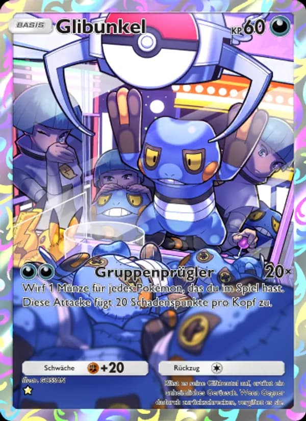 Glibunkel card in German