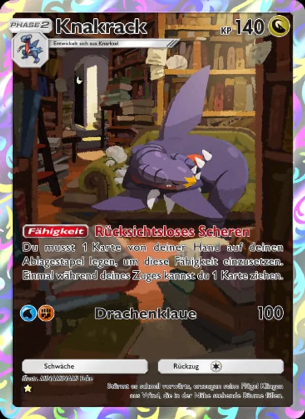 Knakrack card in German