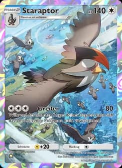 Staraptor card in German