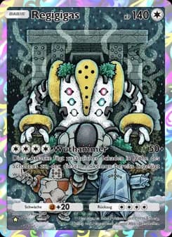 Regigigas card in German