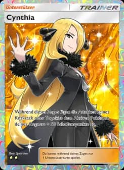 Cynthia card in German