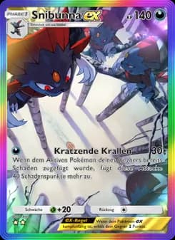 Snibunna-ex card in German