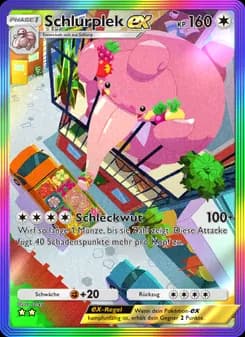 Schlurplek-ex card in German
