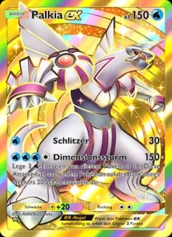 Palkia-ex card in German