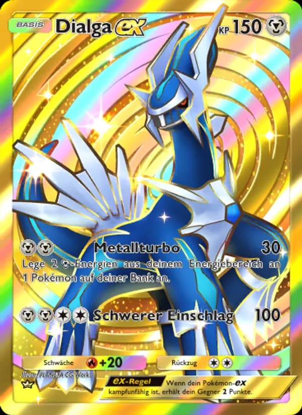 Dialga-ex card in German
