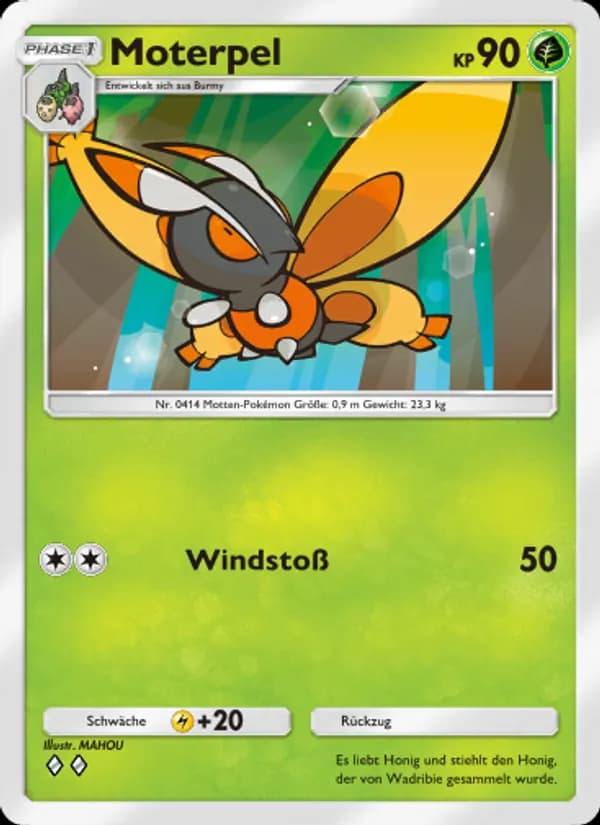 Moterpel card in German