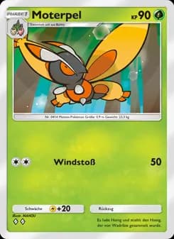 Moterpel card in German