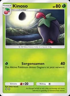 Kinoso card in German