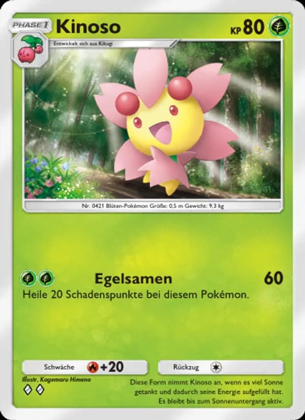 Kinoso card in German