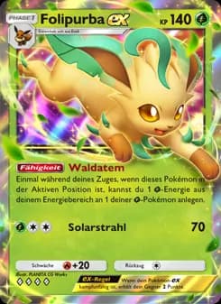 Folipurba-ex card in German