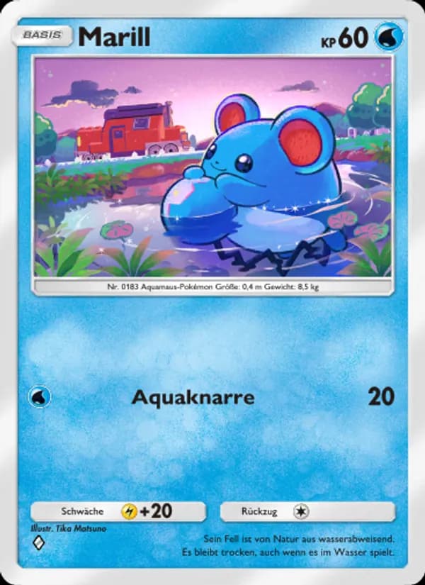 Marill card in German