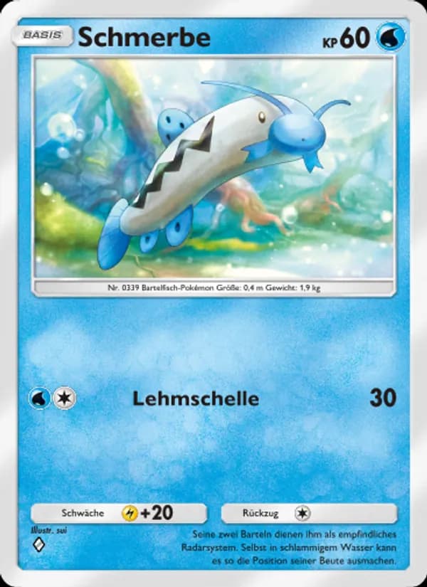 Schmerbe card in German