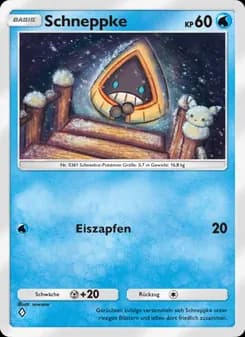 Schneppke card in German
